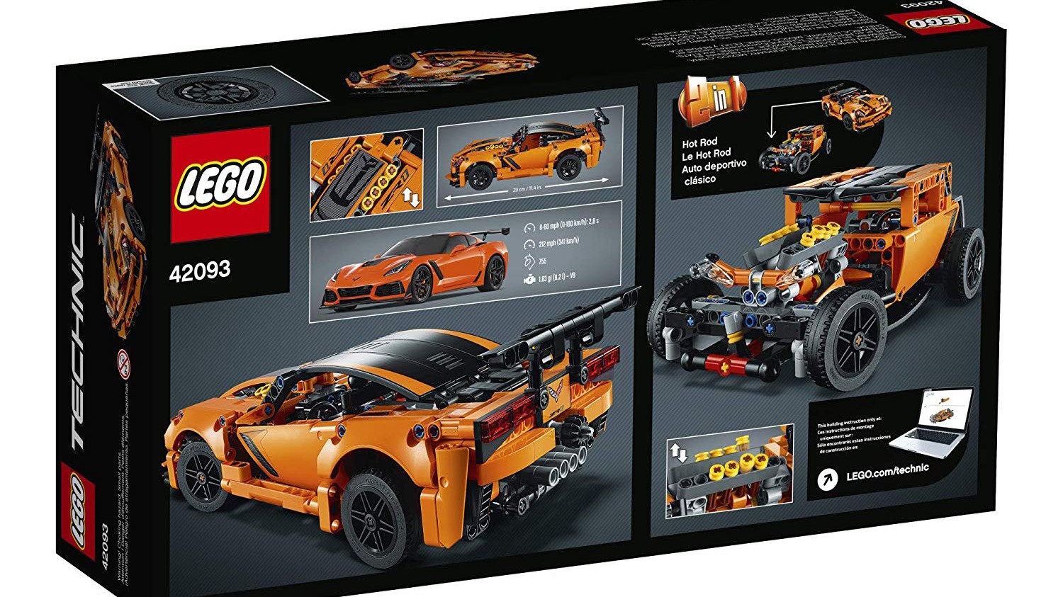 Lego Corvette ZR1-3 Lego Technic Brings Corvette ZR1 Into Everyone’s Price Range