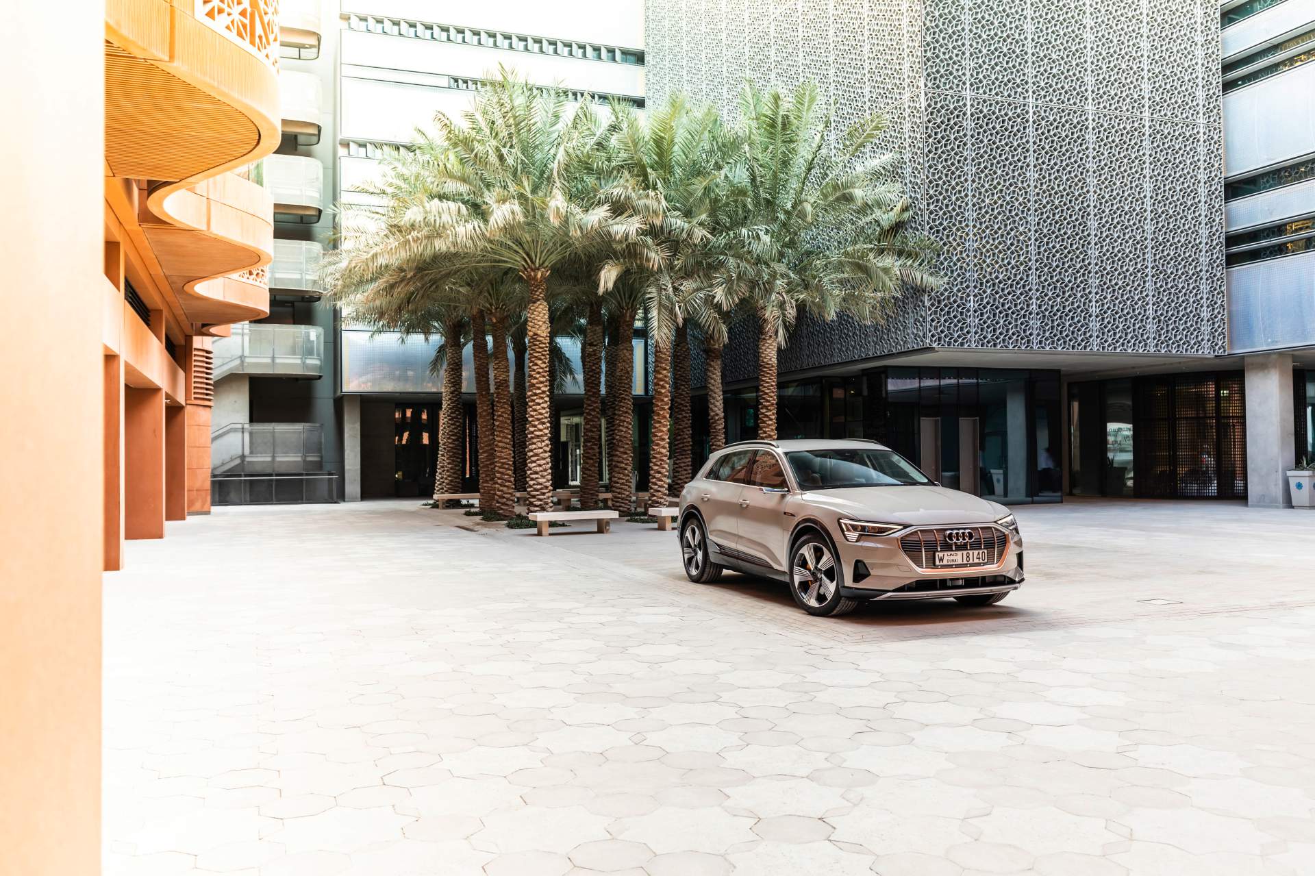 The Audi e-tron at Masdar City Scan Every Inch Of The 2019 Audi e-tron Electric SUV In 303 Photos