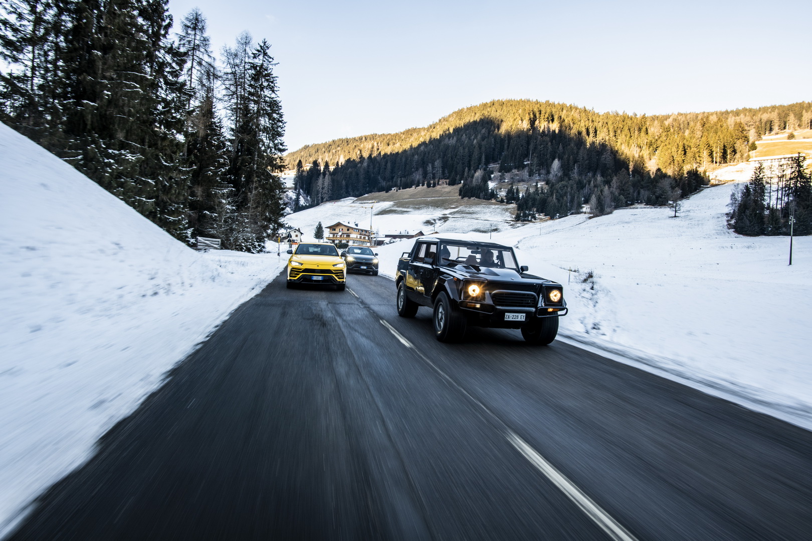 lamborghini urus lm002 6 Lamborghini Urus Convoy Embarks On Special Journey, LM002 Leads The Pack