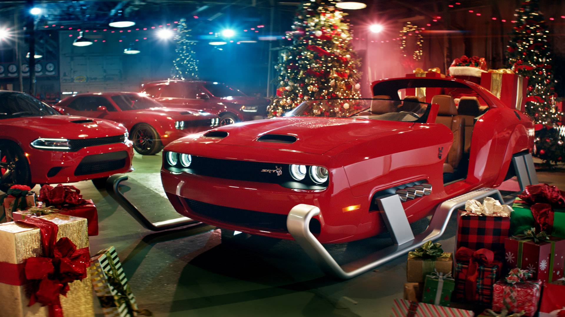 Dodge Jolly Fast Man ad campaign 1 Here’s How Santa’s 797 HP Dodge Redeye Express Sleigh Came To Be