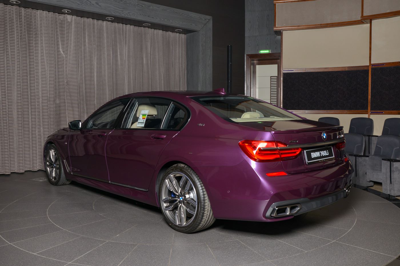 bmw individual 760li purple silk 14 BMW M760Li In Individual Purple Silk Makes For A Bold Statement