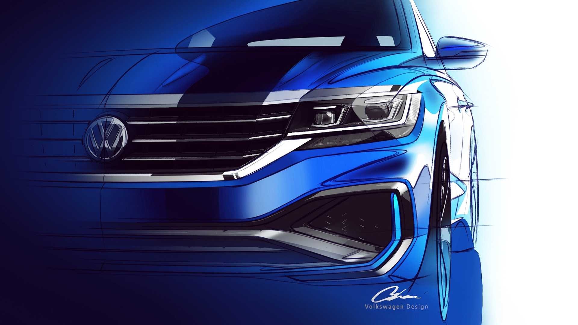 2020 VW Passat-1 2020 Passat Teased Again As VW USA Commits To Sedans