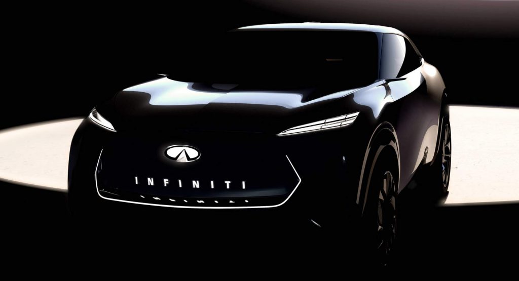  Infiniti Teases Bold Electric Crossover Concept Ahead Of Detroit World Debut