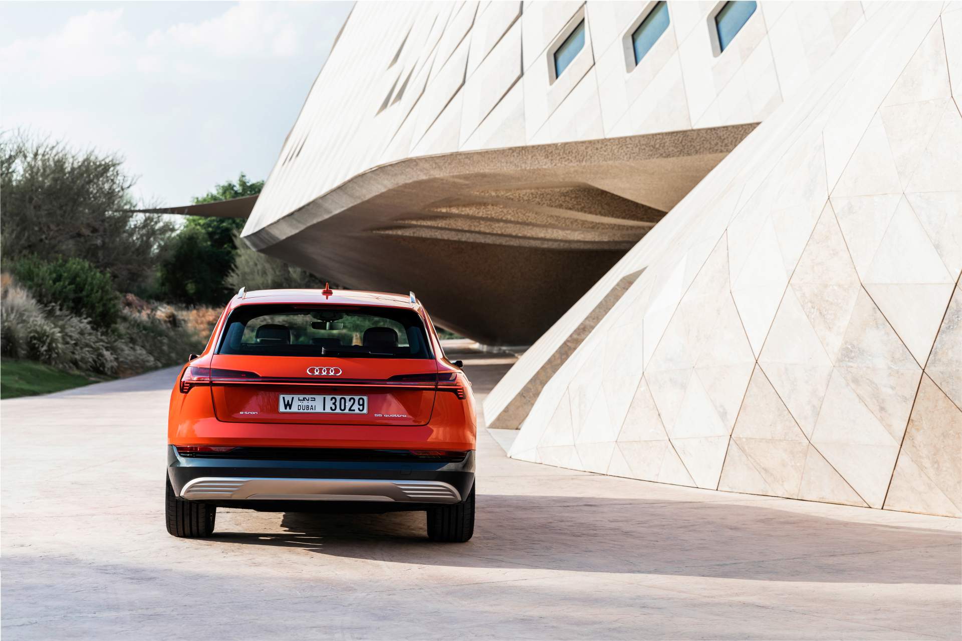 The Audi e-tron at Masdar City Scan Every Inch Of The 2019 Audi e-tron Electric SUV In 303 Photos