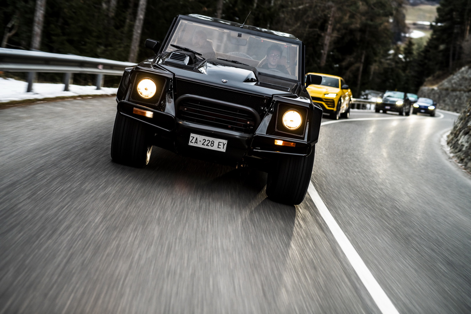 lamborghini urus lm002 82 Lamborghini Urus Convoy Embarks On Special Journey, LM002 Leads The Pack