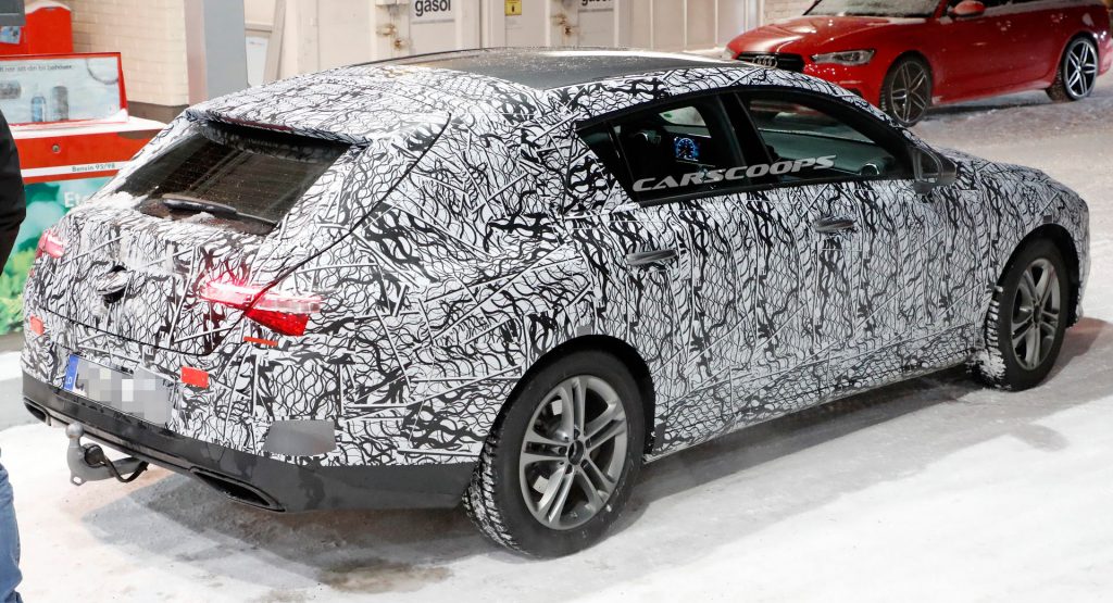  2020 Mercedes CLA Shooting Brake Spied Up Close And Personal