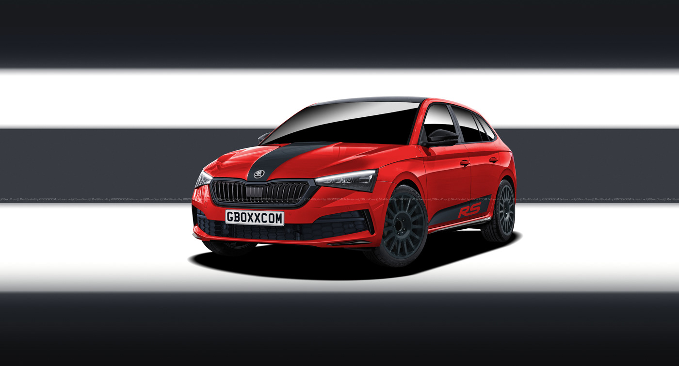 skoda scala rs render 1 Skoda Scala RS Hot Hatch Is Possible, Here’s How It Might Look Like