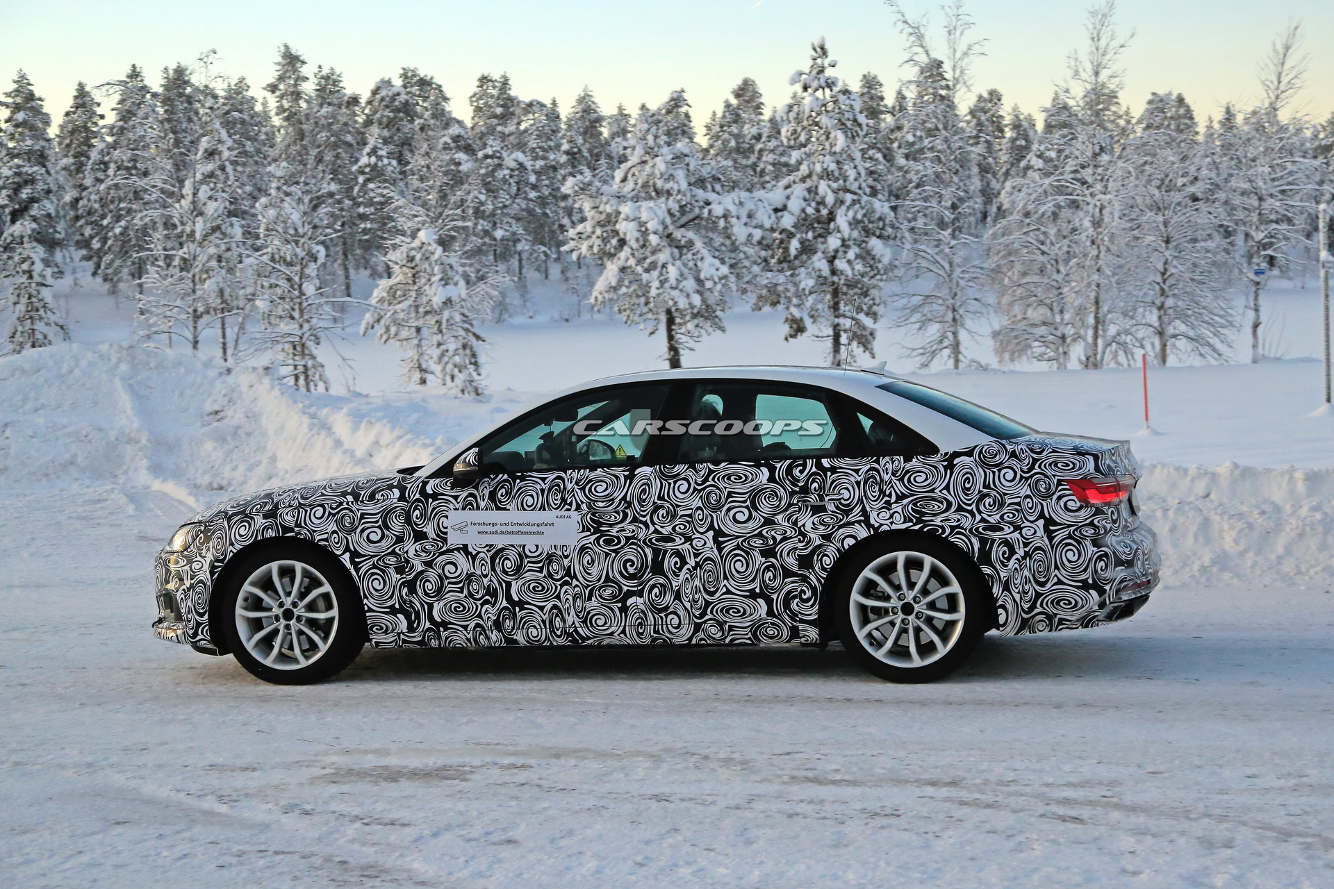 2020 audi a4 sedan facelift 6 2020 Audi A4 Sedan Spotted Rocking Redesigned Front And Rear Ends