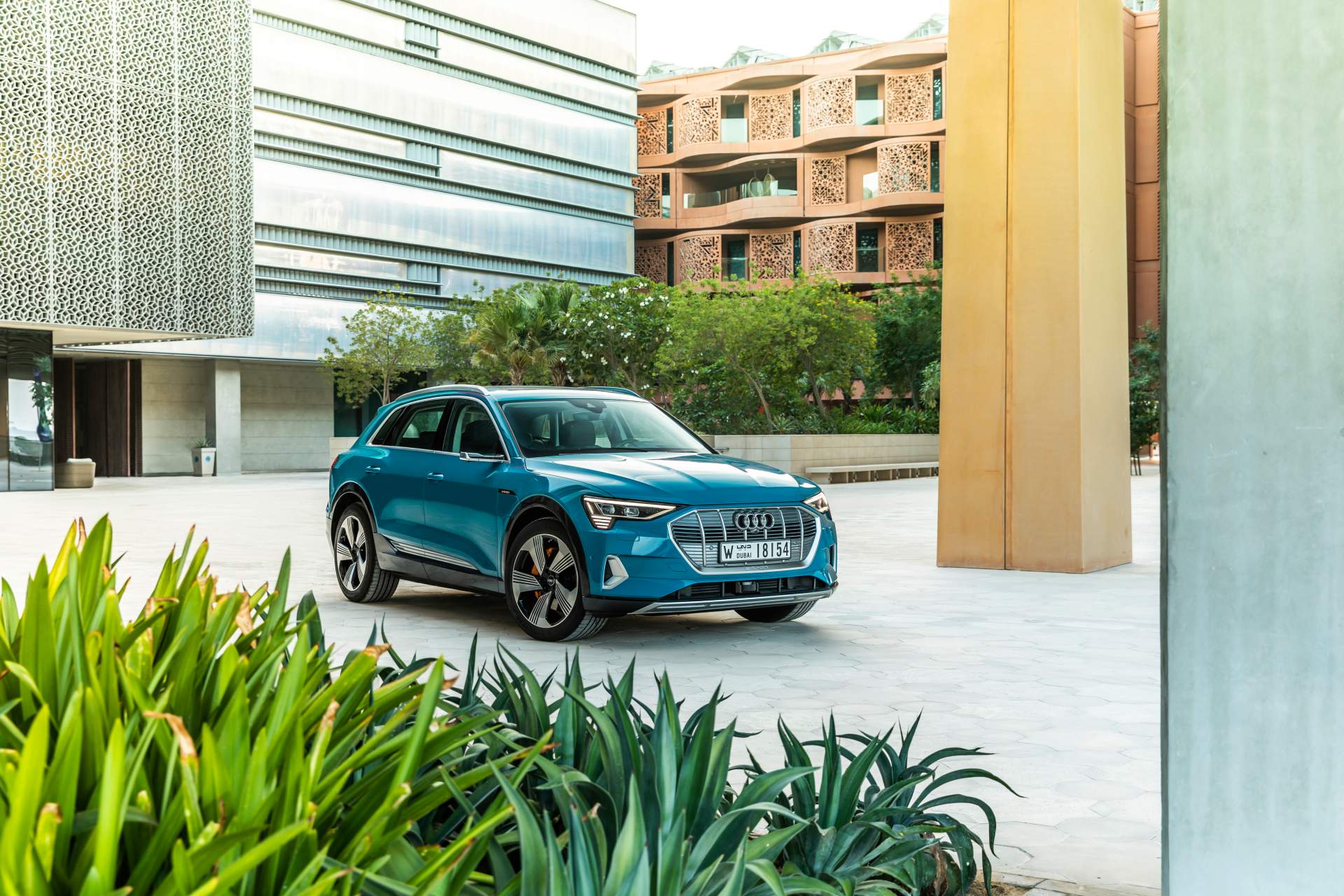 The Audi e-tron at Masdar City Scan Every Inch Of The 2019 Audi e-tron Electric SUV In 303 Photos