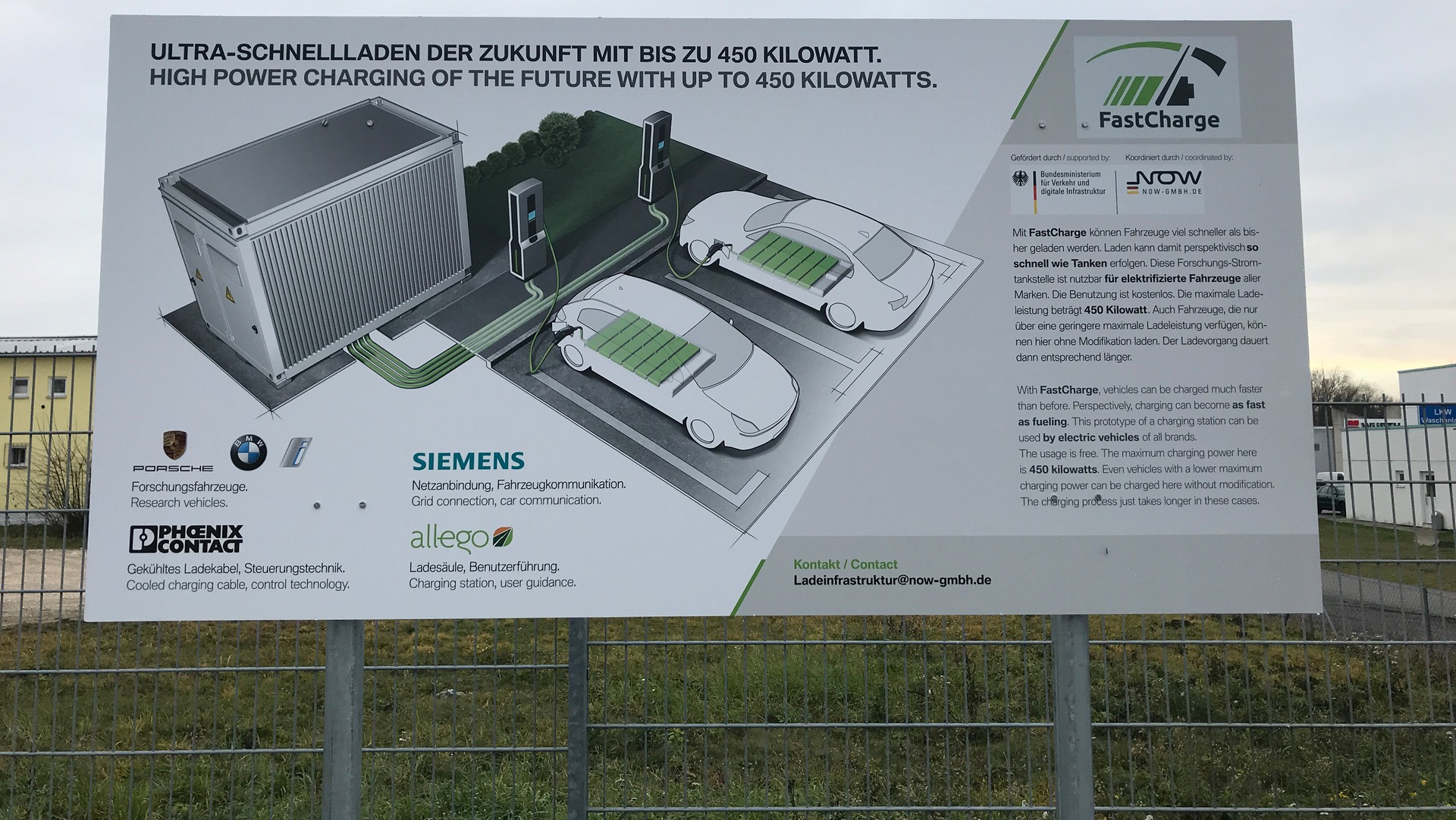 BMW Porsche FastCharge-1 BMW And Porsche Demo Rapid Charger That Can Deliver 62 Miles Of Range In Less Than 3 Minutes