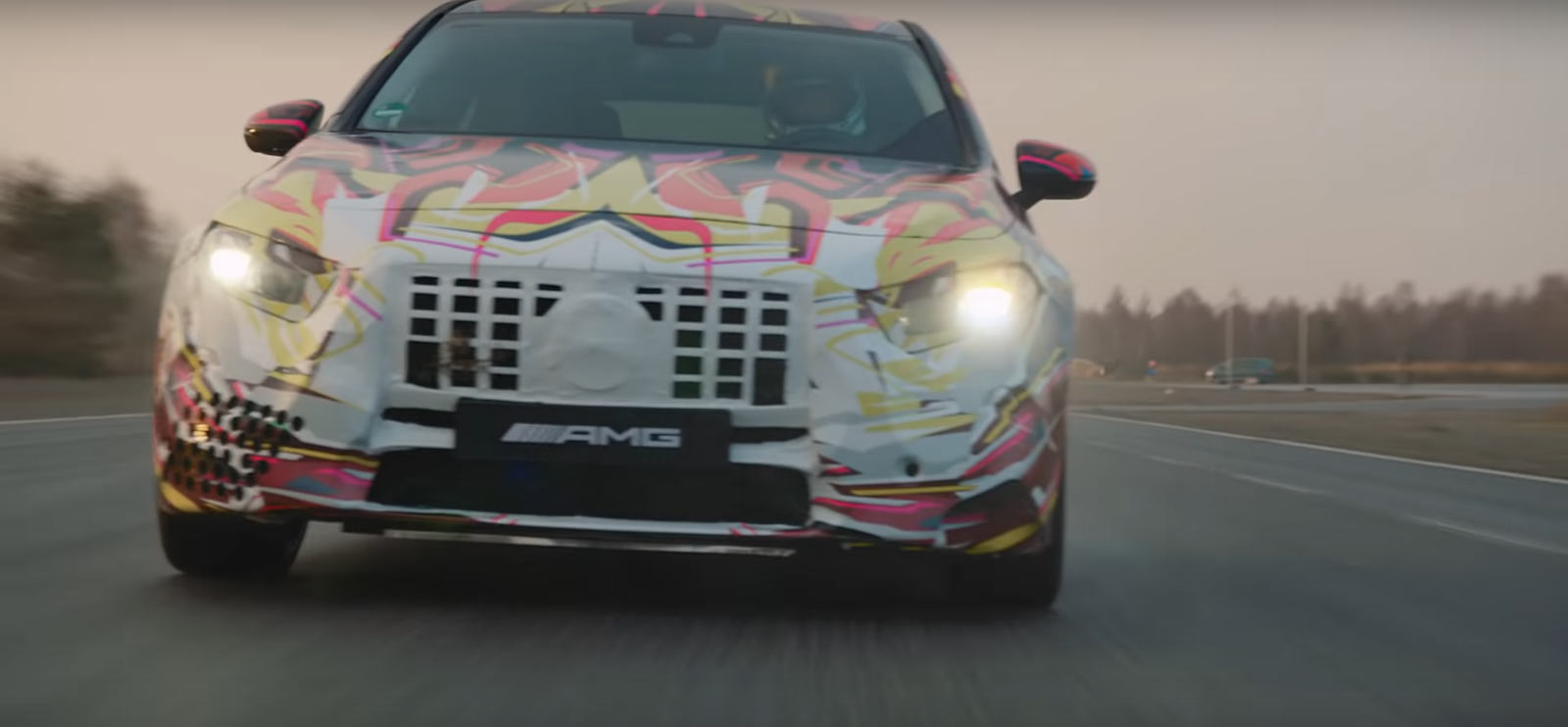 Mercedes-AMG A45 Teaser Video-7 2020 Mercedes-AMG A45 Comes Out One Last Time Before Geneva Debut