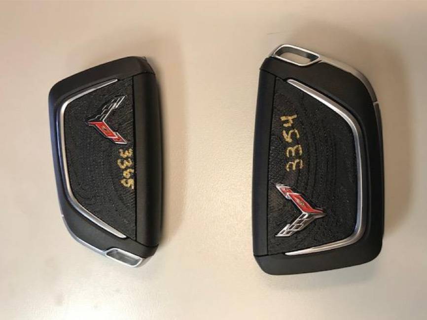 2020 Chevrolet Corvette C8 keyfob 2 2020 Chevrolet Corvette C8 Key Fob Shows New Logo Via FCC Filing