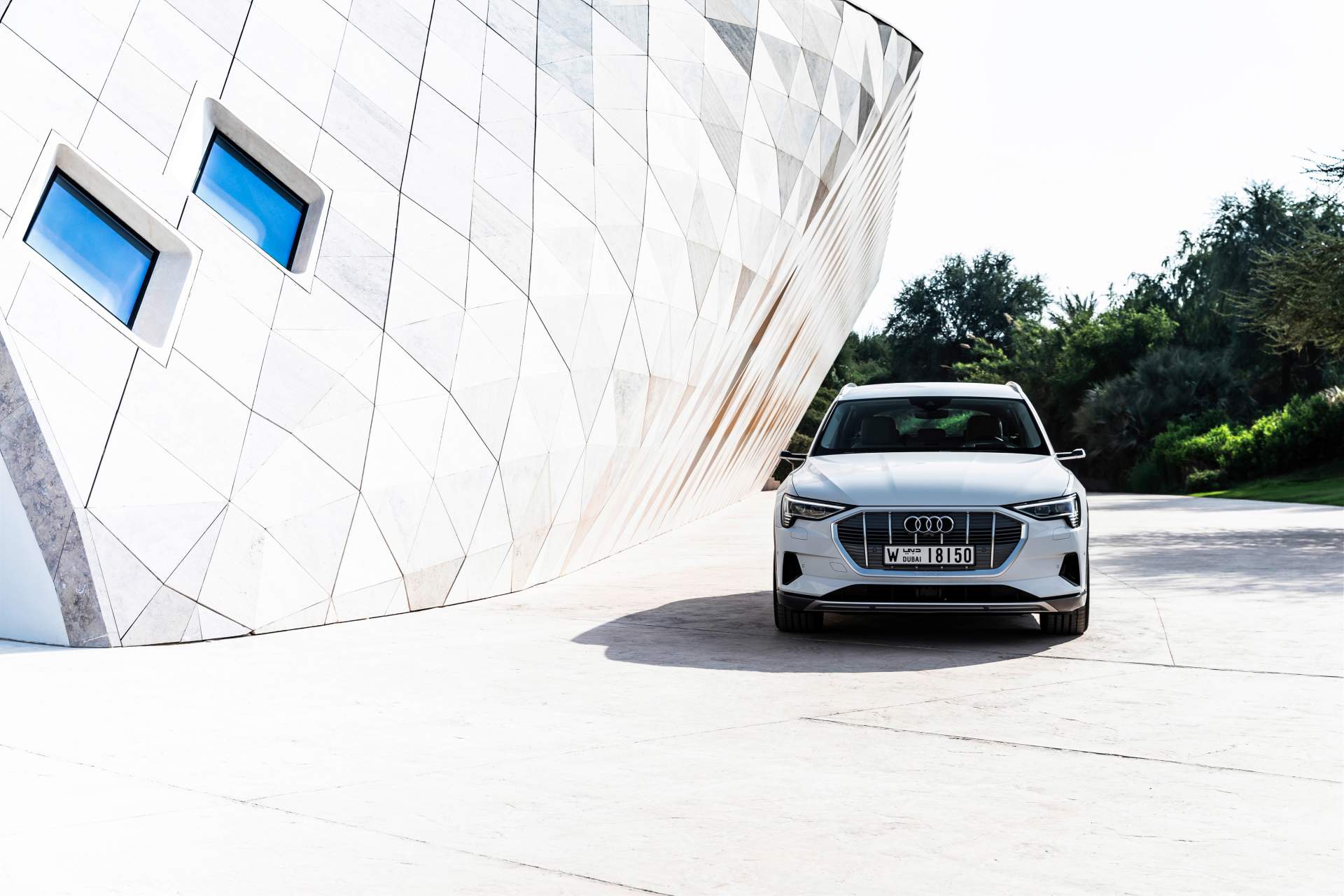 The Audi e-tron at Masdar City Scan Every Inch Of The 2019 Audi e-tron Electric SUV In 303 Photos