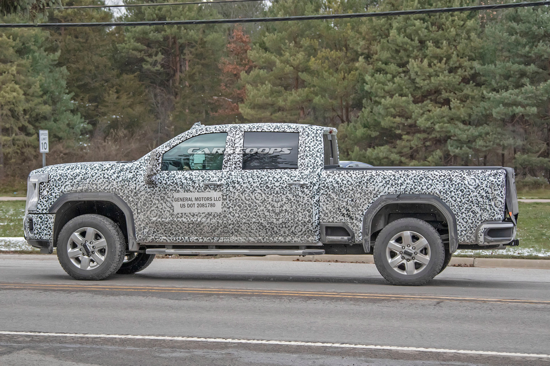 2020 gmc sierra hd spy shots 9 2020 GMC Sierra Denali HD Shows Its Face In First Teaser Image