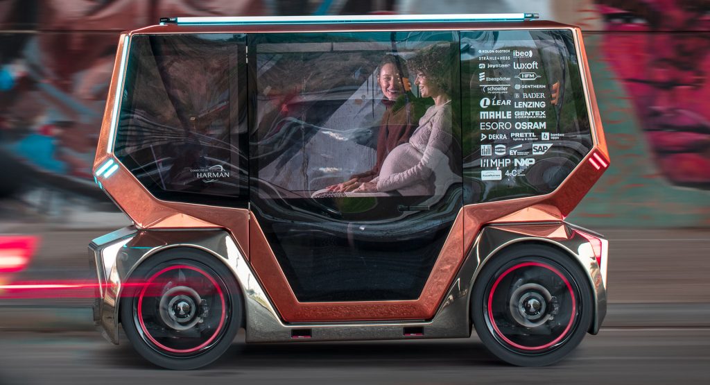  Rinspeed’s MicroSNAP Concept Is A Pint-Sized Autonomous EV With A Skateboard Chassis