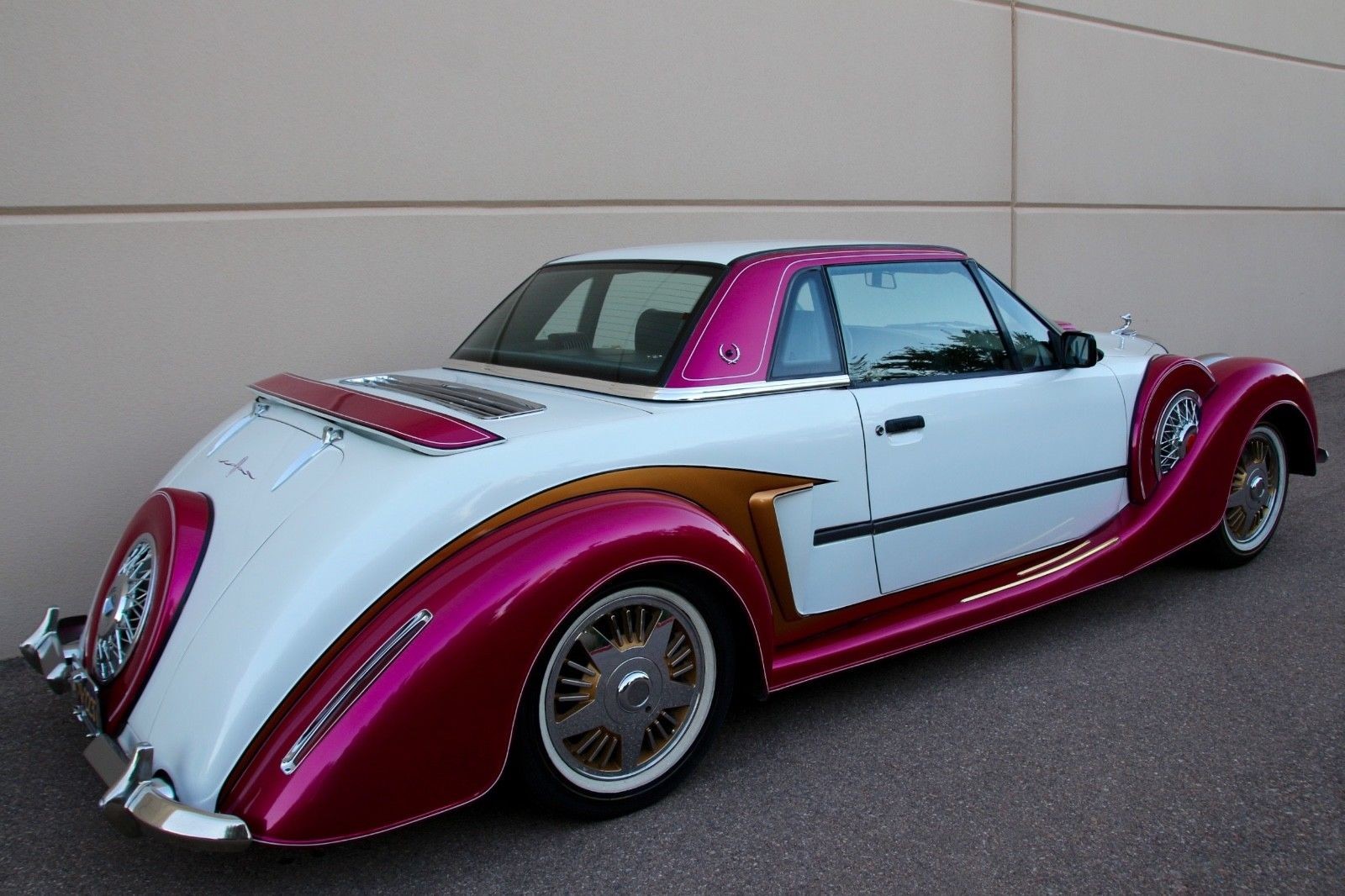 Riley Convertible Replica-23 This Weird Retro Riley Contraption Has A Rear-Mounted Cadillac V8