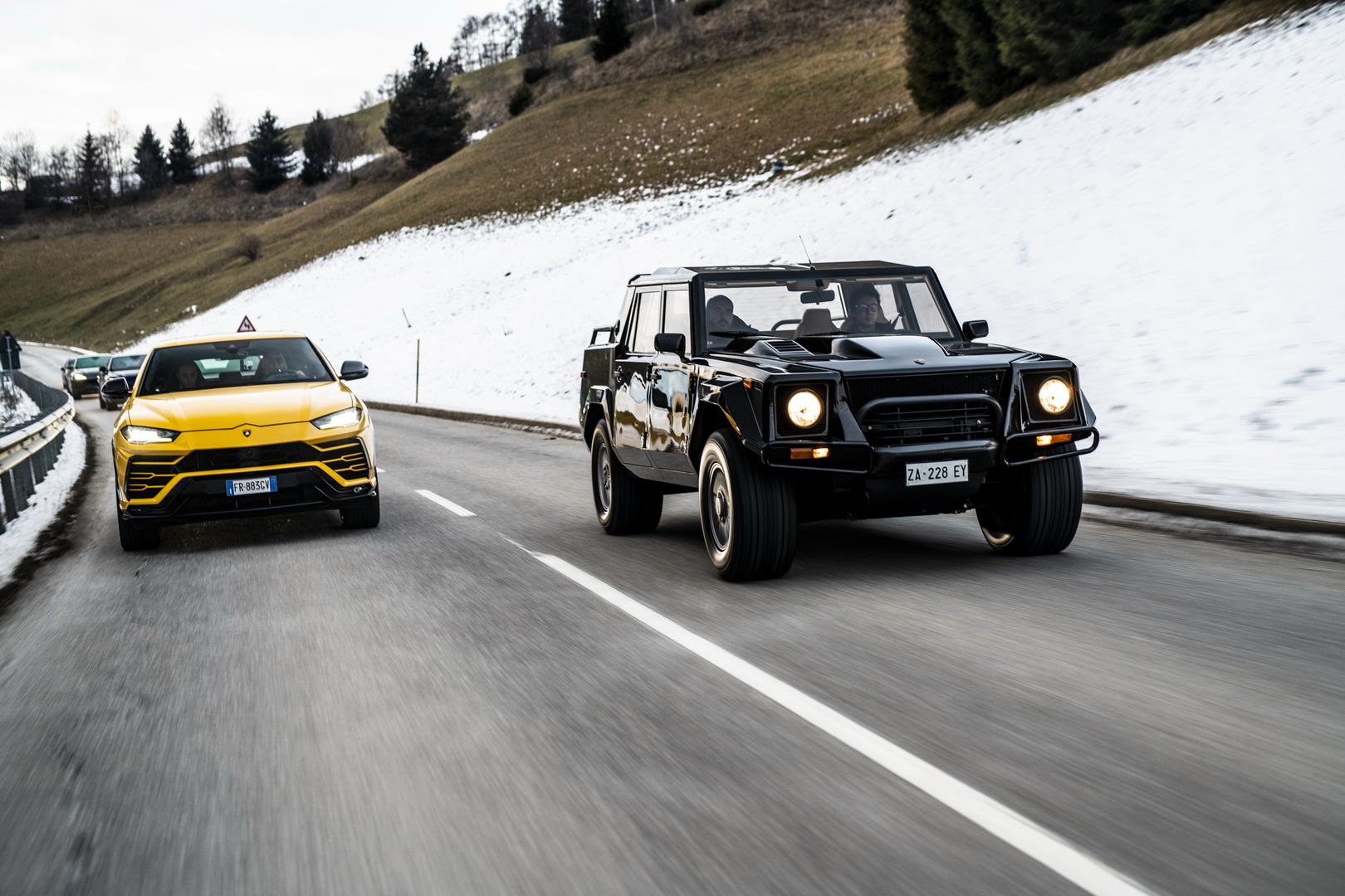 lamborghini urus lm002 76 Lamborghini Urus Convoy Embarks On Special Journey, LM002 Leads The Pack