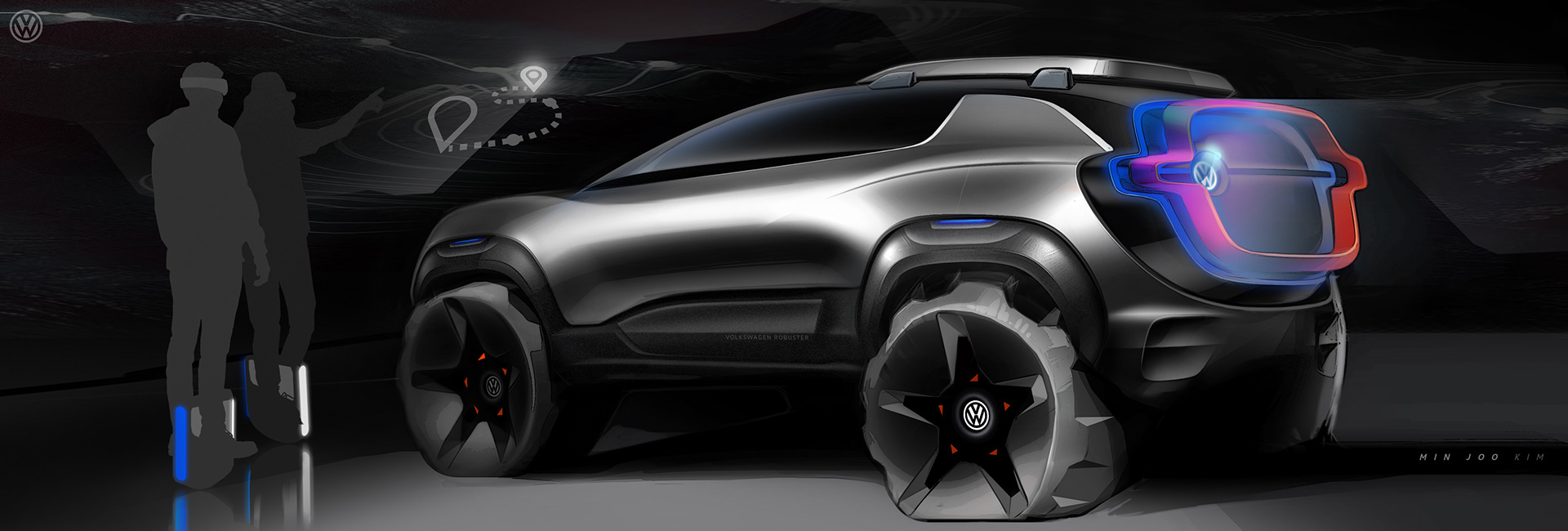 vw rugged suv concept render 1 VW T-Rug Reportedly Coming To Challenge Land Rover Defender