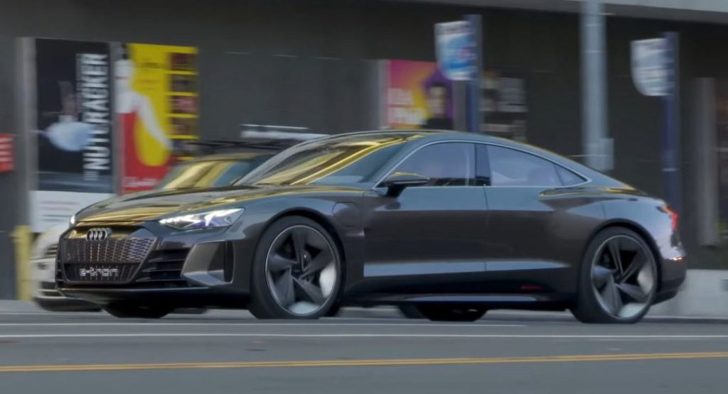  Audi’s e-tron GT Concept Taken For A Spin Around Los Angeles