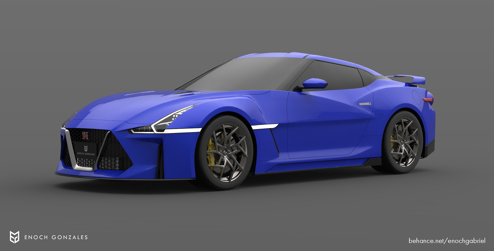 2021 nissan gt-r rendering 15 Next-Gen Nissan GT-R Illustration Brings Vision Gran Turismo And GT-R50 By Italdesign Together