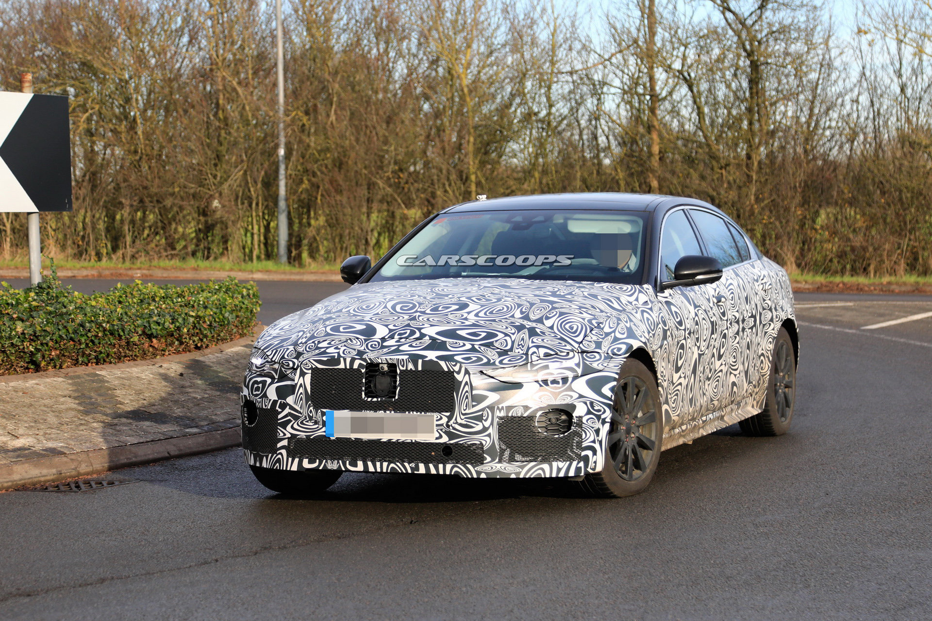 2019 jaguar xe facelift spy 22 2019 Jaguar XE Shaping Up To Be A More Competent 3-Series Rival