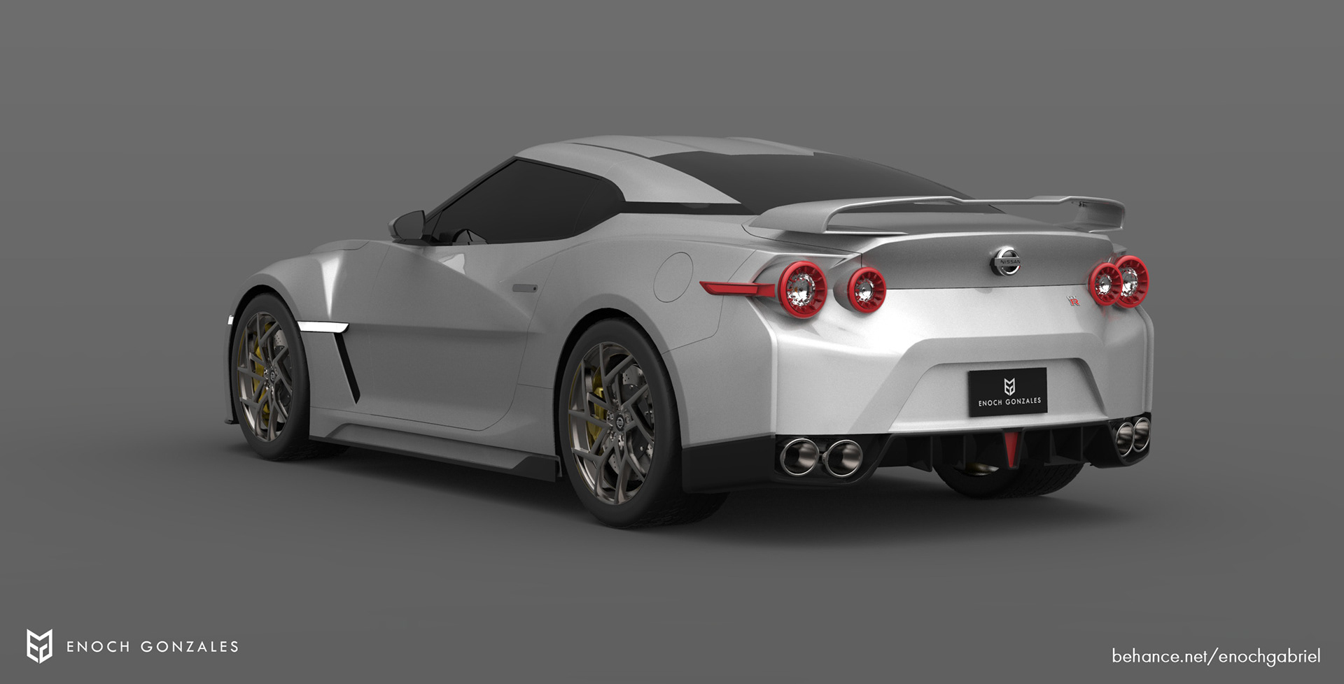 2021 nissan gt-r rendering 8 Next-Gen Nissan GT-R Illustration Brings Vision Gran Turismo And GT-R50 By Italdesign Together