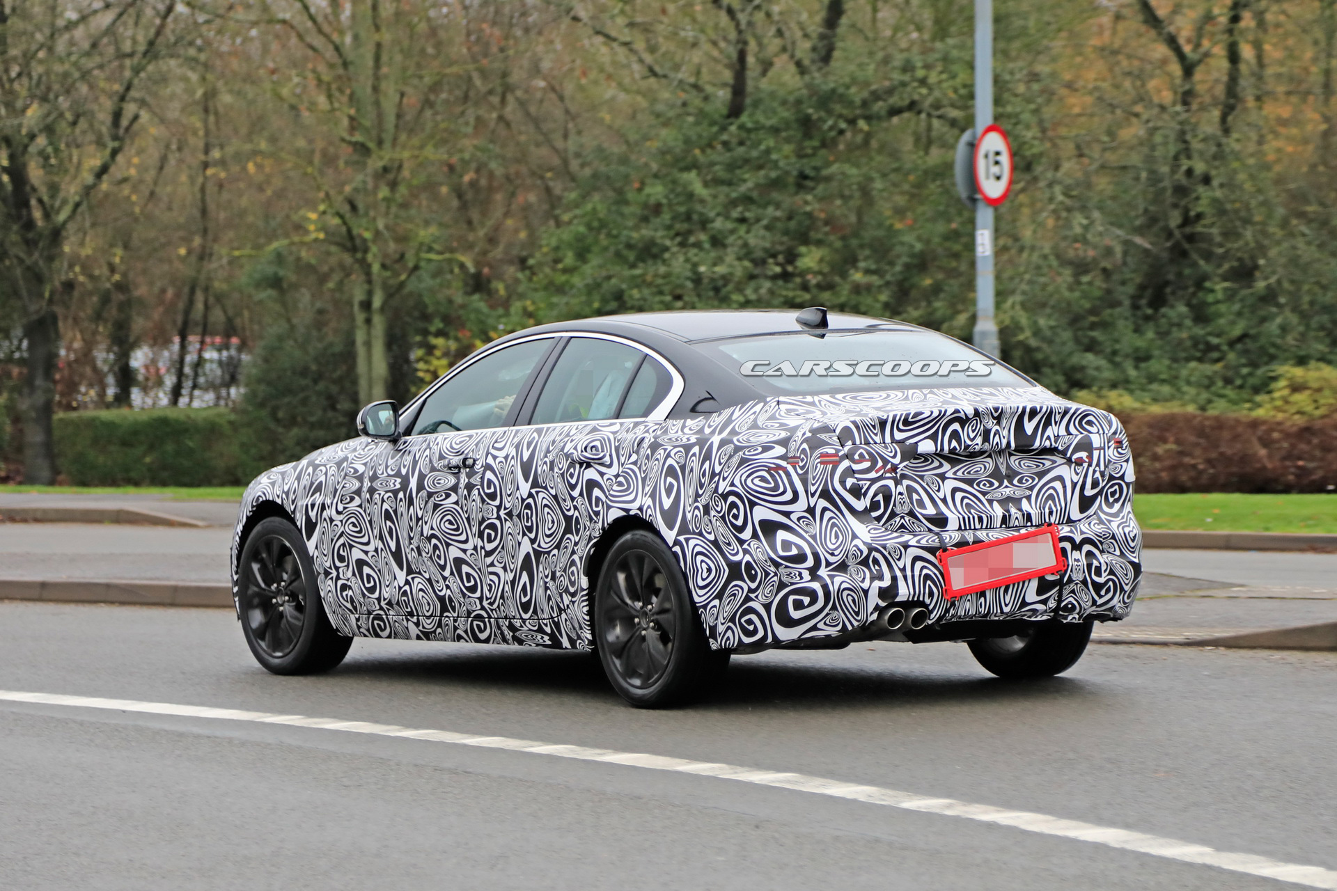 2019 jaguar xe facelift spy 6 2019 Jaguar XE Shaping Up To Be A More Competent 3-Series Rival
