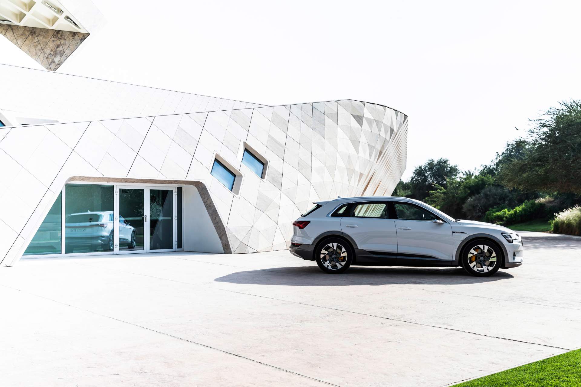 The Audi e-tron at Masdar City Scan Every Inch Of The 2019 Audi e-tron Electric SUV In 303 Photos