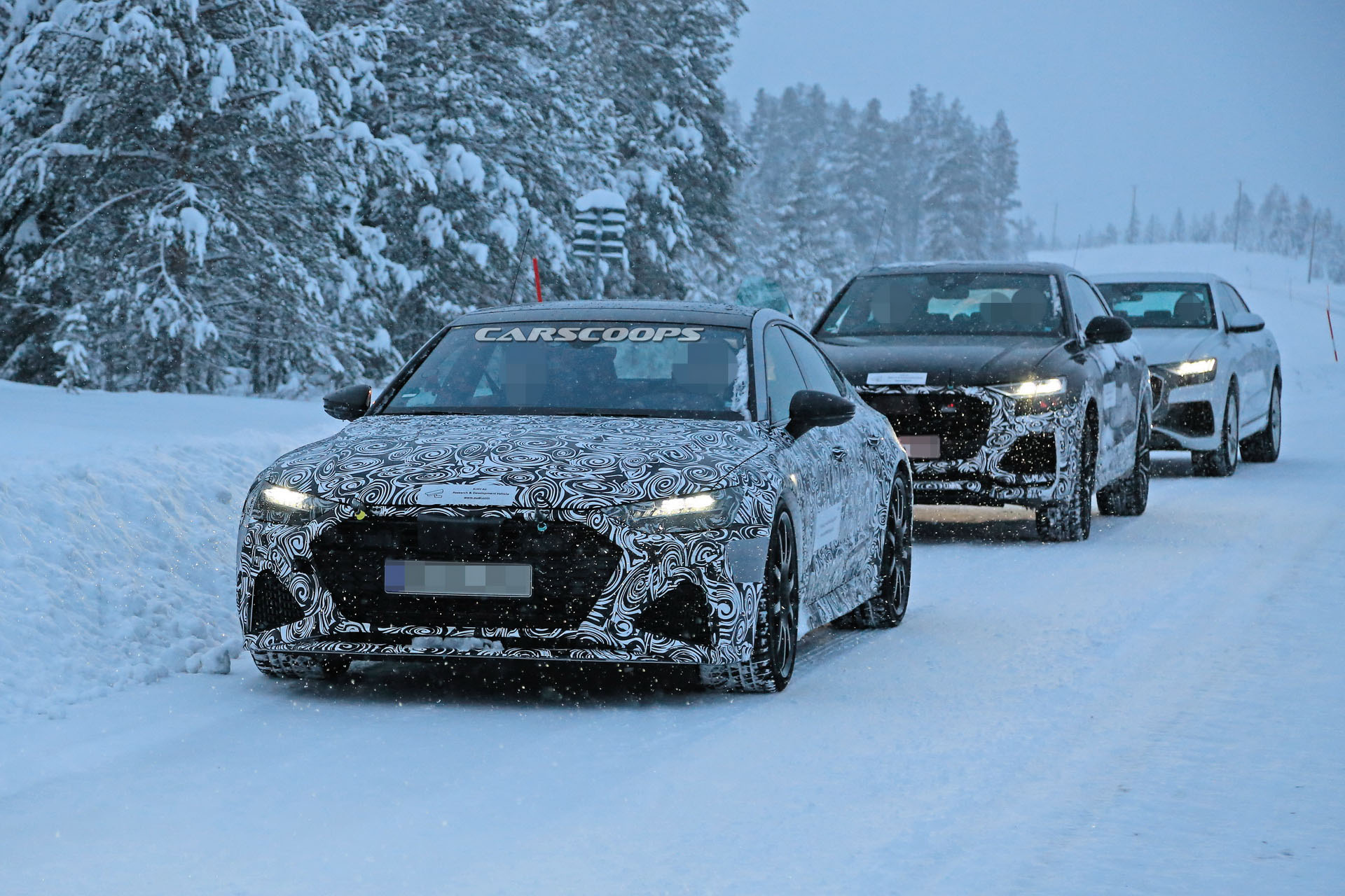 2019-Audi-RS7-Scoop-02 2020 Audi RS7 Spotted Near The Arctic Circle, Will Get Over 600-HP