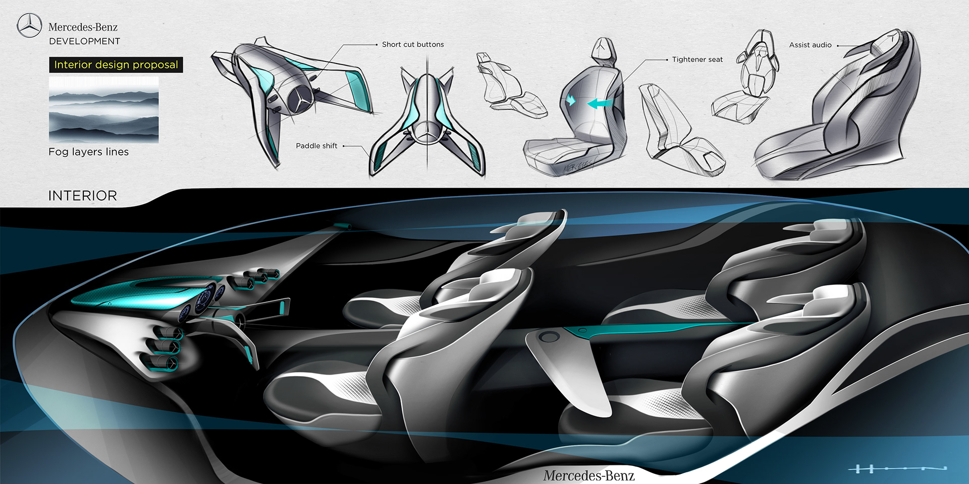 Mercedes-Nostalgia-Concept-11 Mercedes-Benz Nostalgia Is A Flagship Sedan For The Fashion-Conscious