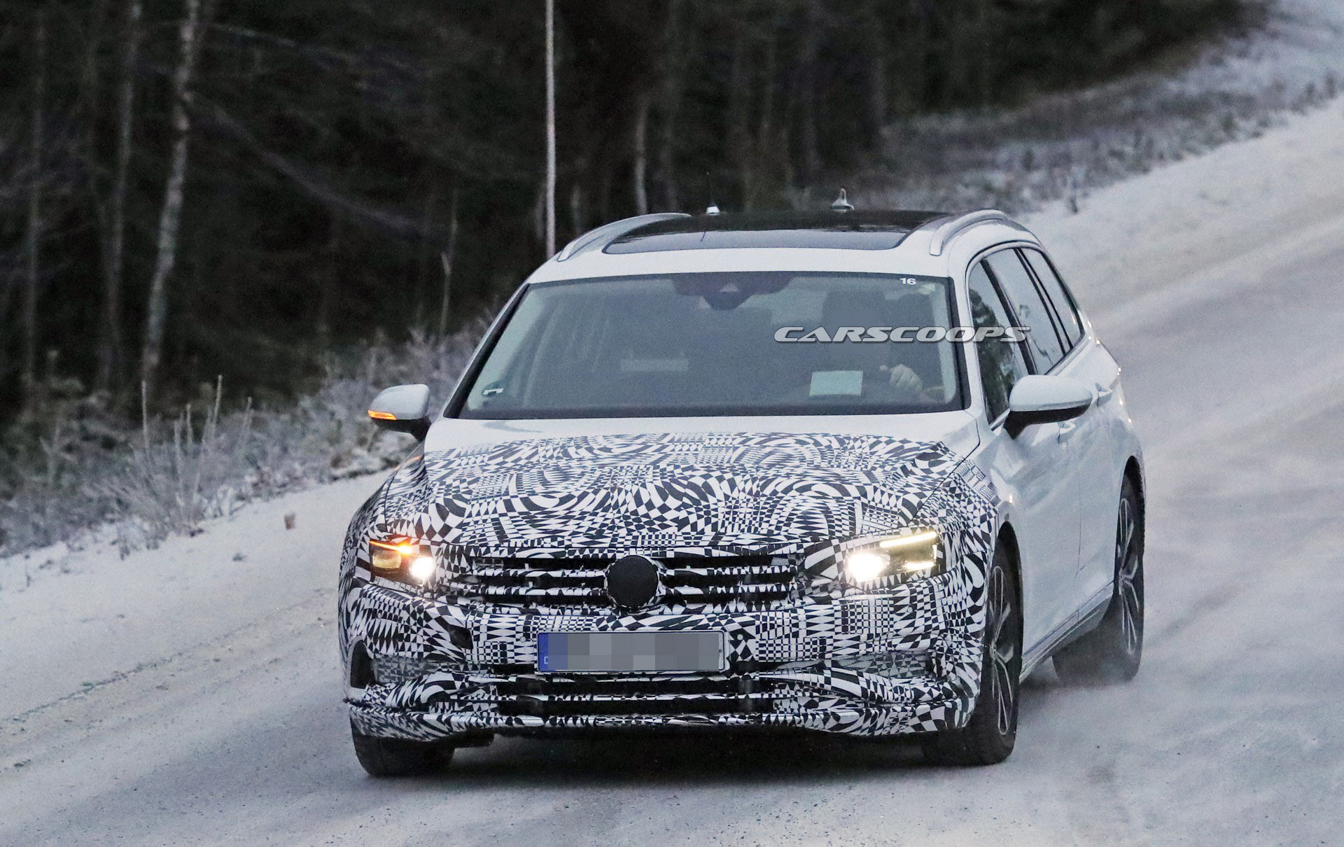 2020 VW Passat Euro-Spec-21 Europe’s Volkswagen Passat Spied Hiding Minor Styling Changes Under Heavy Camouflage