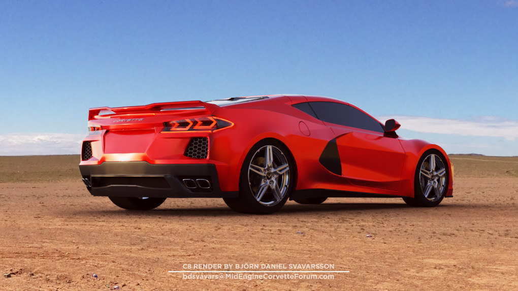 2020 Chevrolet Corvette C8 renderings 2 Bummer: 2020 Corvette C8 Reportedly Delayed 6 Months Over Electrical Issue