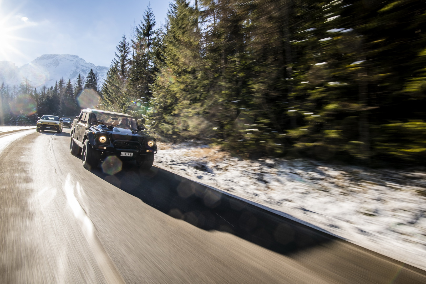 lamborghini urus lm002 8 Lamborghini Urus Convoy Embarks On Special Journey, LM002 Leads The Pack