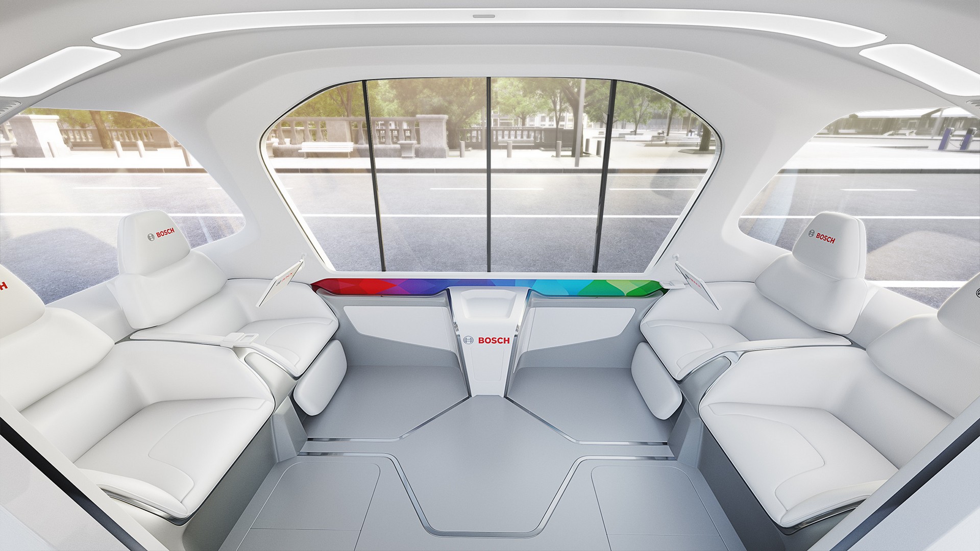 Bosch CES Shuttle Concept-3 Bosch’s Autonomous Electric Shuttle Concept Aims To Be The Future Of Travel