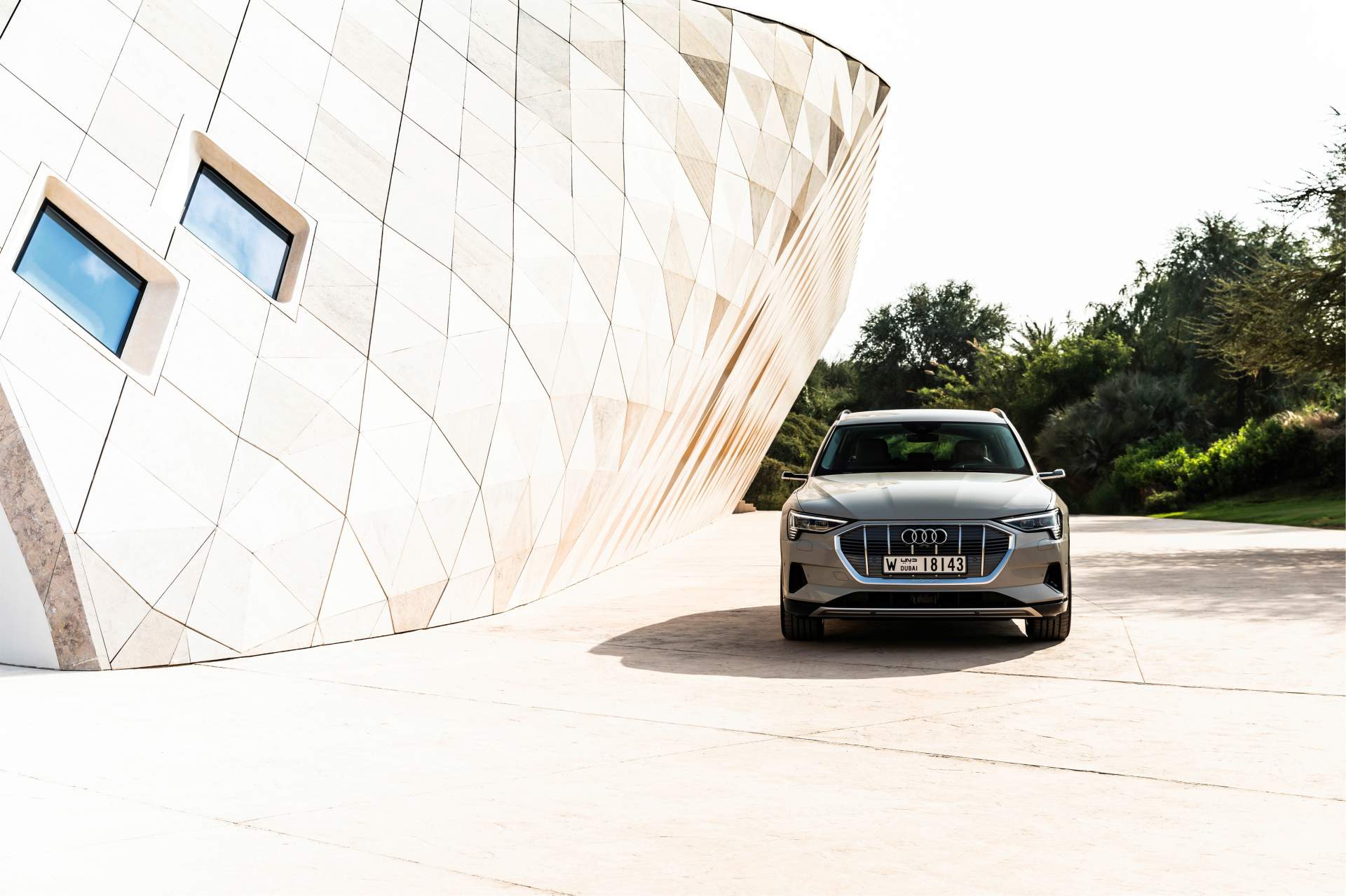 The Audi e-tron at Masdar City Scan Every Inch Of The 2019 Audi e-tron Electric SUV In 303 Photos