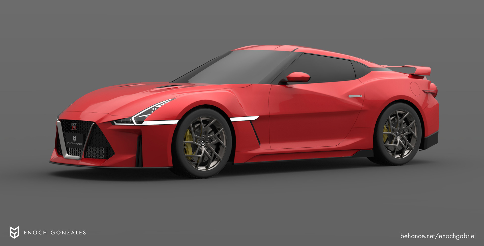 2021 nissan gt-r rendering 23 Next-Gen Nissan GT-R Illustration Brings Vision Gran Turismo And GT-R50 By Italdesign Together