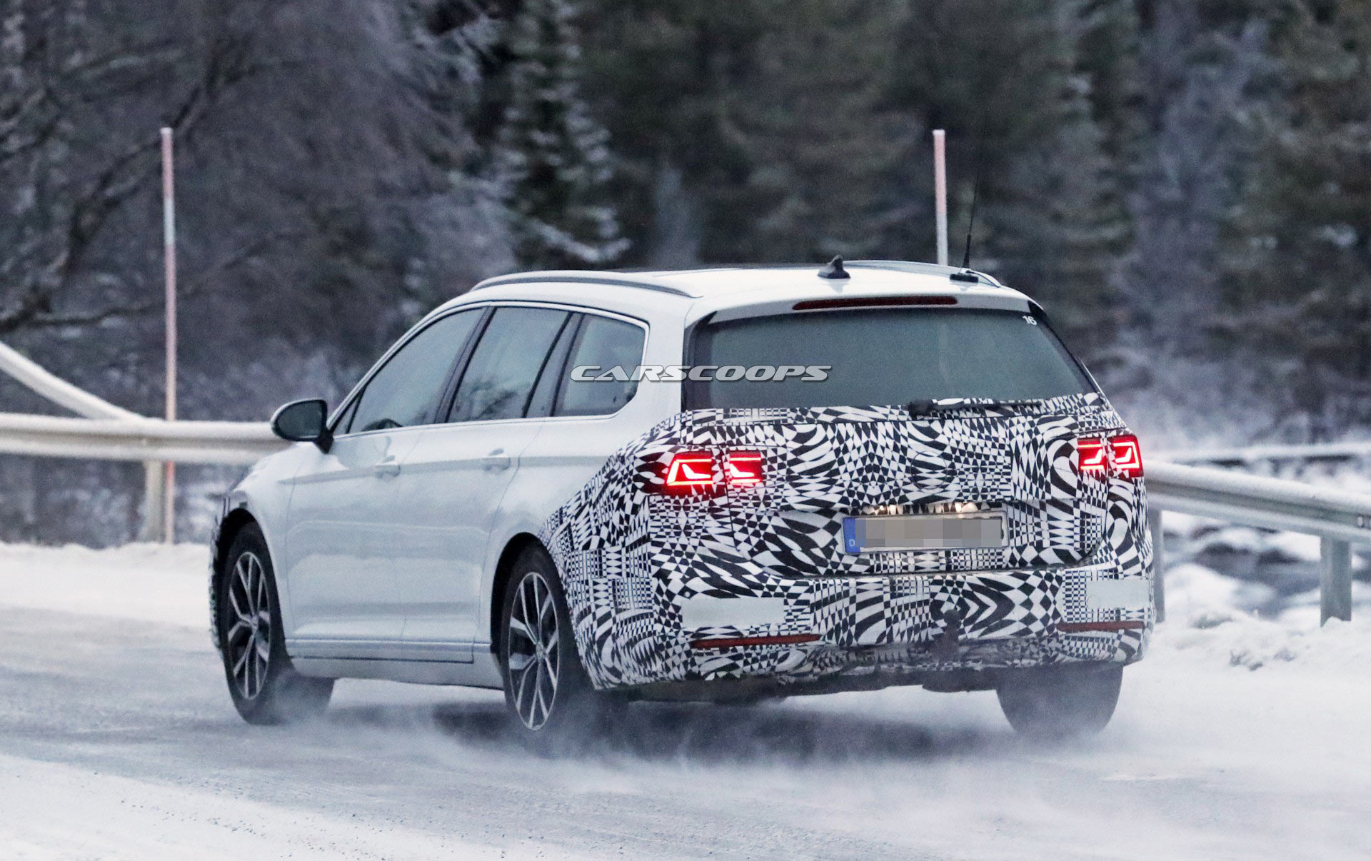 2020 VW Passat Euro-Spec-35 Europe’s Volkswagen Passat Spied Hiding Minor Styling Changes Under Heavy Camouflage