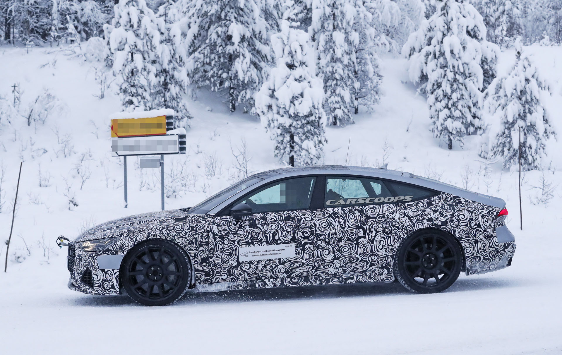 2019-Audi-RS7-Scoop-24 2020 Audi RS7 Spotted Near The Arctic Circle, Will Get Over 600-HP