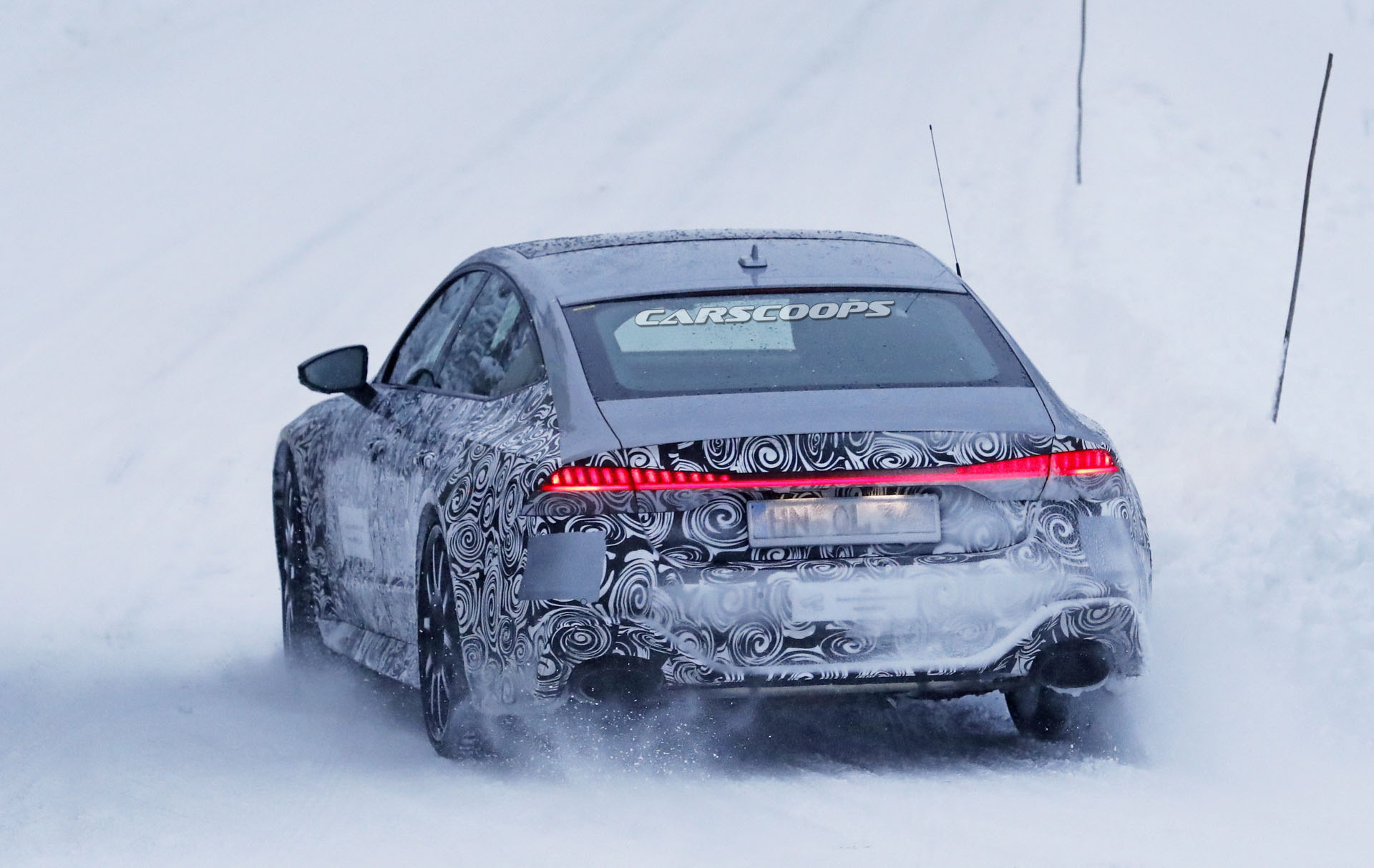 2019-Audi-RS7-Scoop-28 2020 Audi RS7 Spotted Near The Arctic Circle, Will Get Over 600-HP