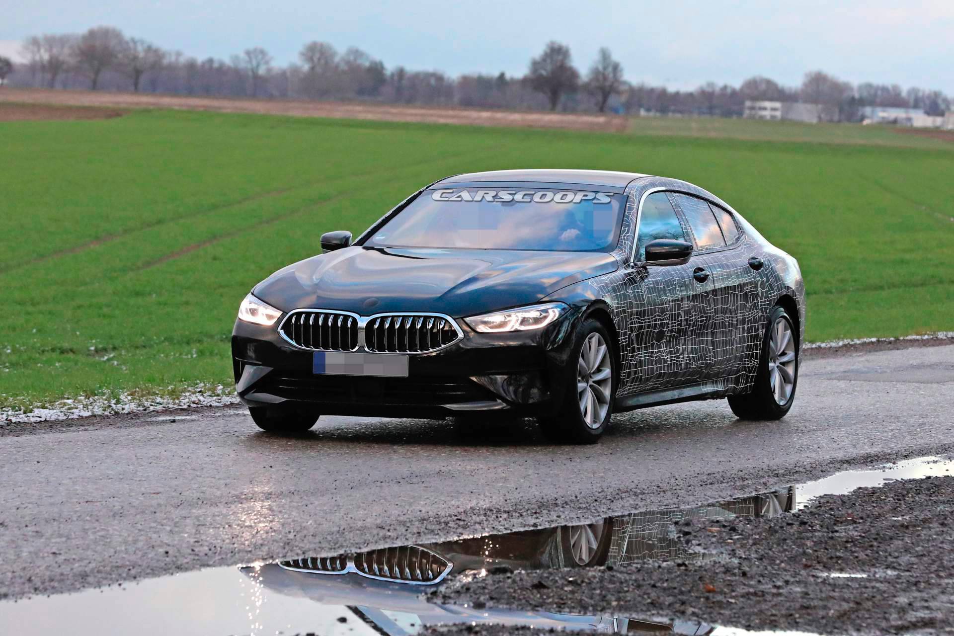 2020 BMW 8 Series Gran Coupe spy shots 3 2020 BMW 8 Series And M850i Gran Coupes Peel Off Their Face Masks