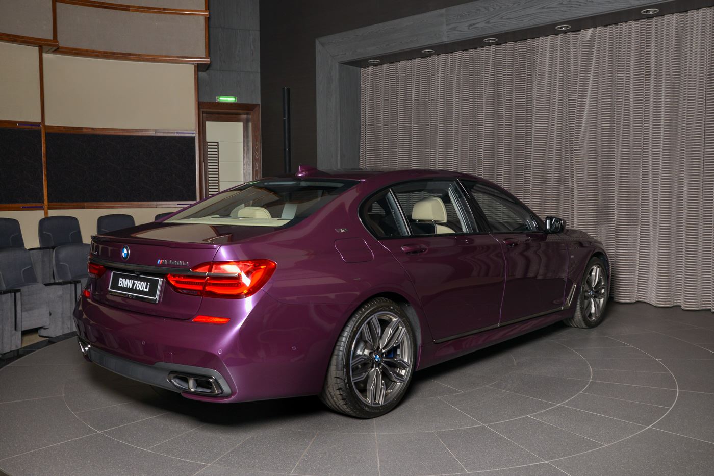bmw individual 760li purple silk 15 BMW M760Li In Individual Purple Silk Makes For A Bold Statement