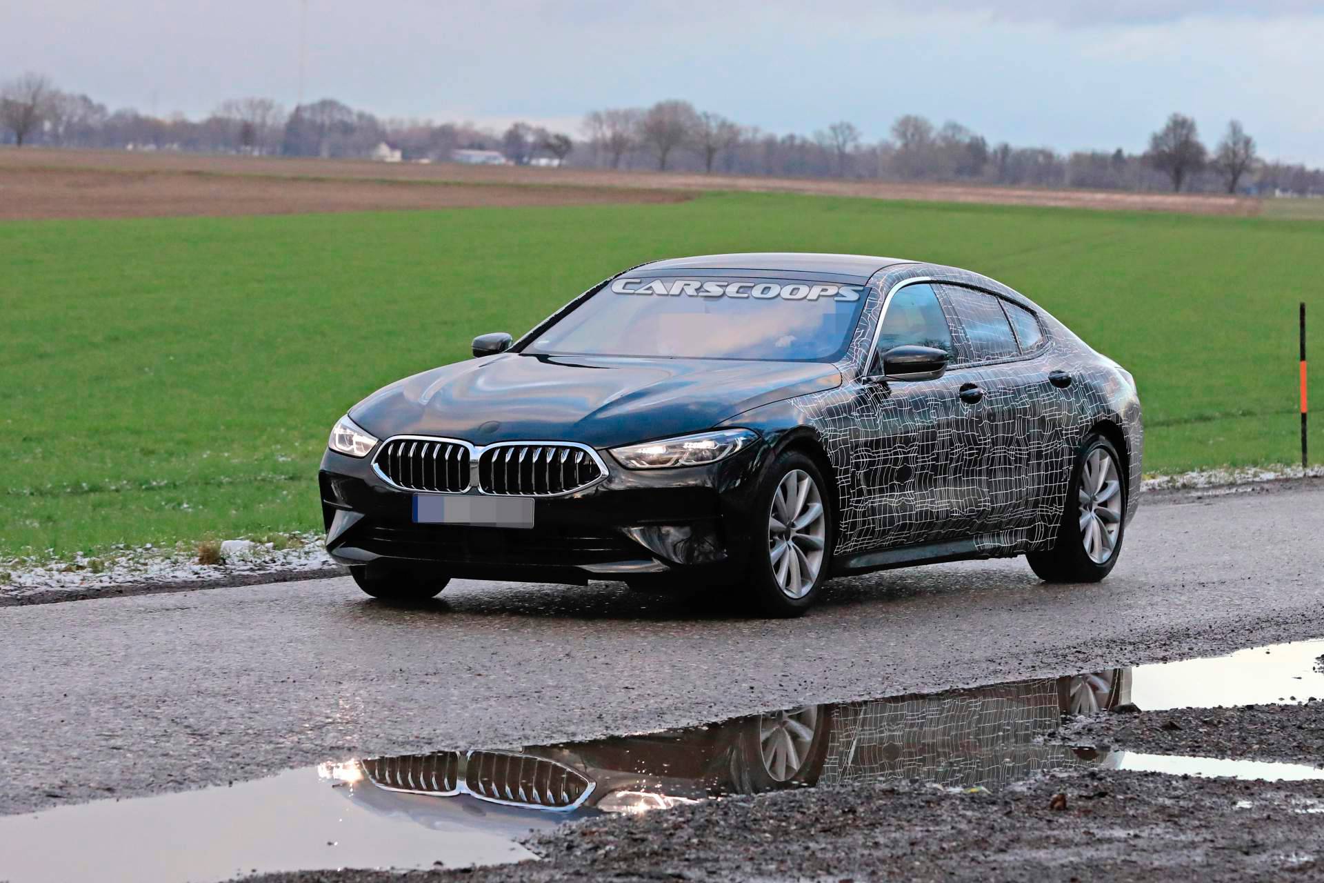 2020 BMW 8 Series Gran Coupe spy shots 4 2020 BMW 8 Series And M850i Gran Coupes Peel Off Their Face Masks