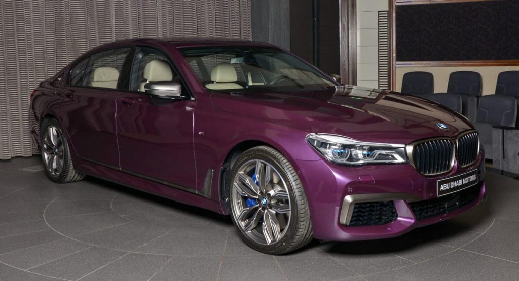 BMW M760Li In Individual Purple Silk Makes For A Bold Statement