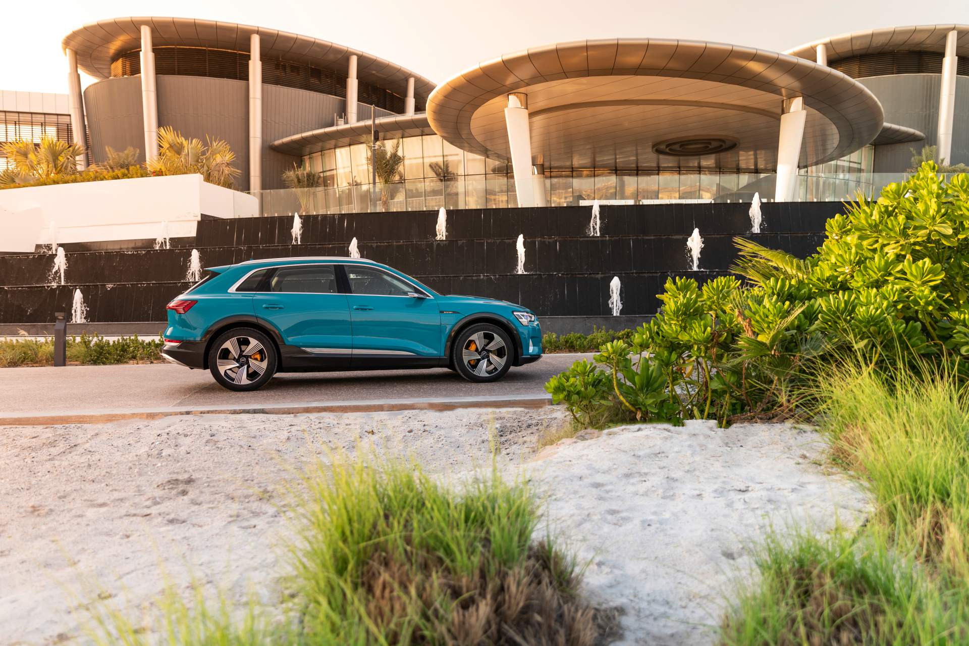 The Audi e-tron at Masdar City Scan Every Inch Of The 2019 Audi e-tron Electric SUV In 303 Photos