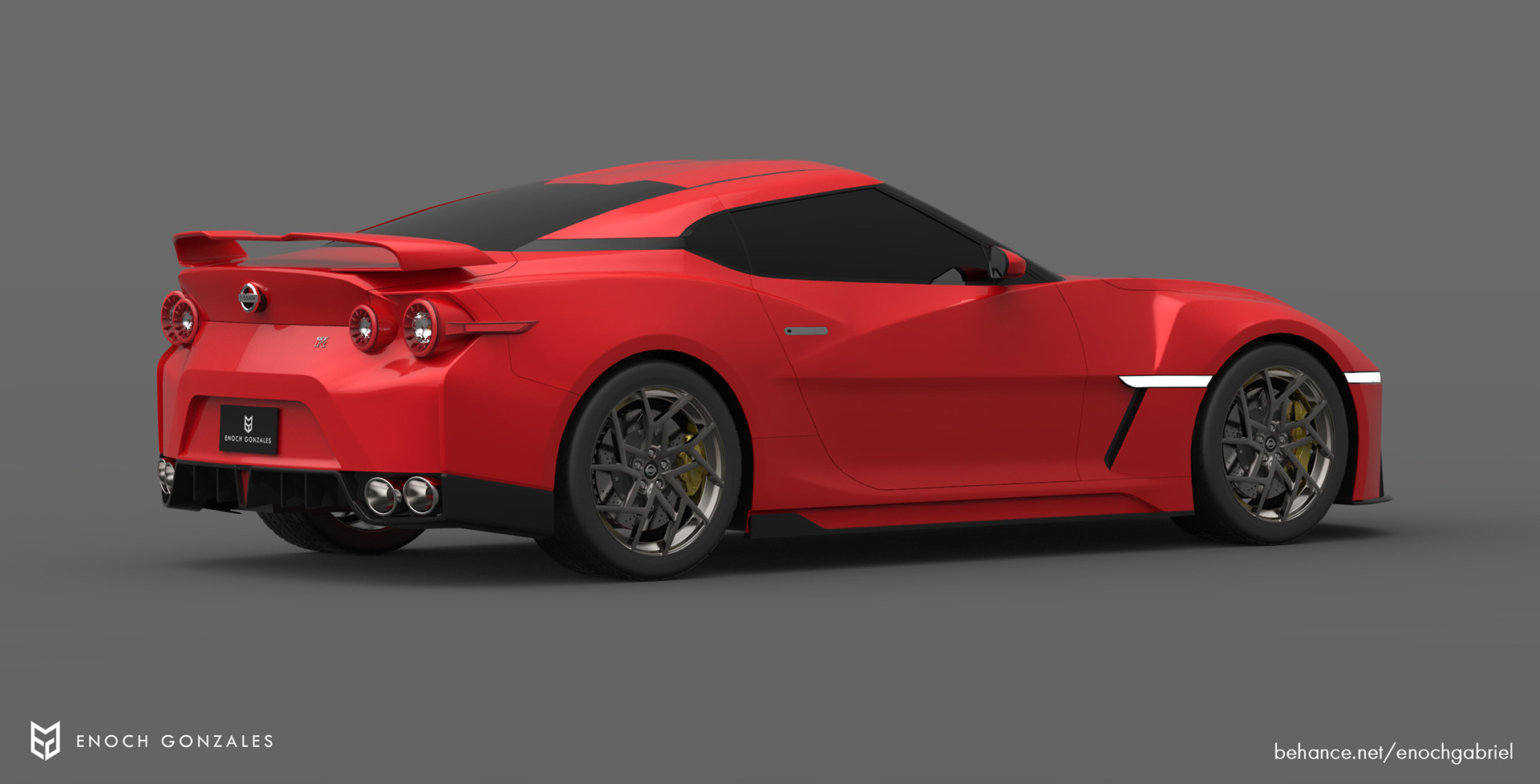 2021 nissan gt-r rendering 27 Next-Gen Nissan GT-R Illustration Brings Vision Gran Turismo And GT-R50 By Italdesign Together