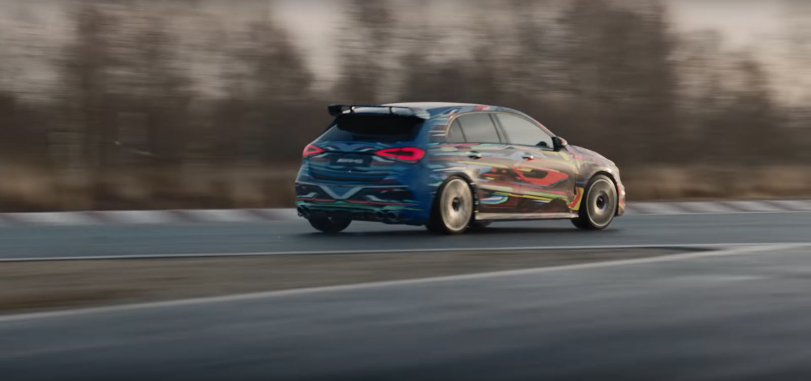 Mercedes-AMG A45 Teaser Video-2 2020 Mercedes-AMG A45 Comes Out One Last Time Before Geneva Debut