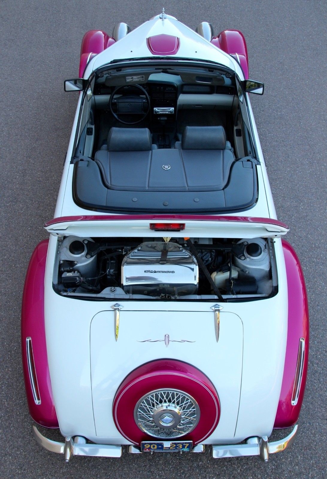 Riley Convertible Replica-12 This Weird Retro Riley Contraption Has A Rear-Mounted Cadillac V8
