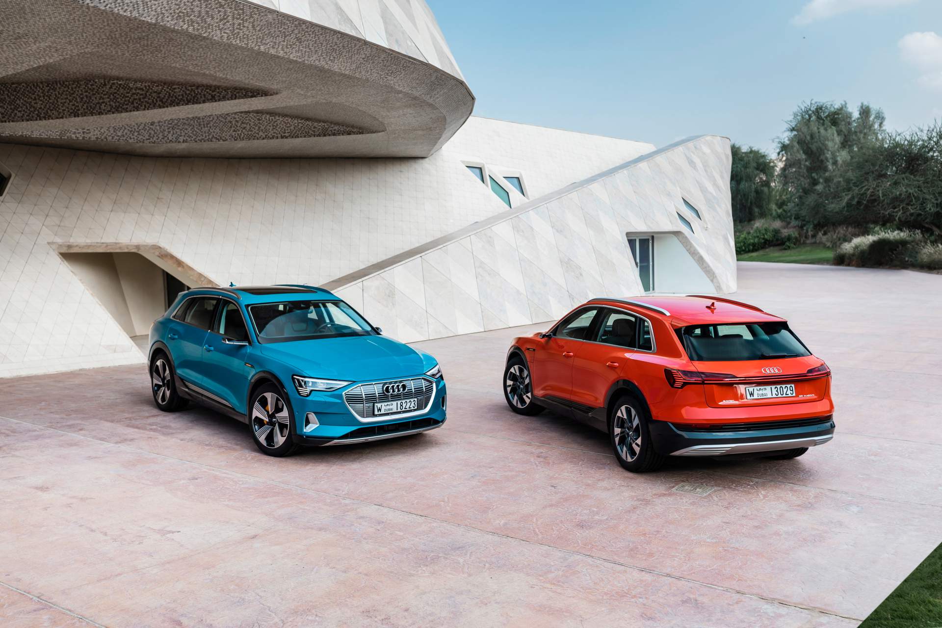 The Audi e-tron at Masdar City Scan Every Inch Of The 2019 Audi e-tron Electric SUV In 303 Photos