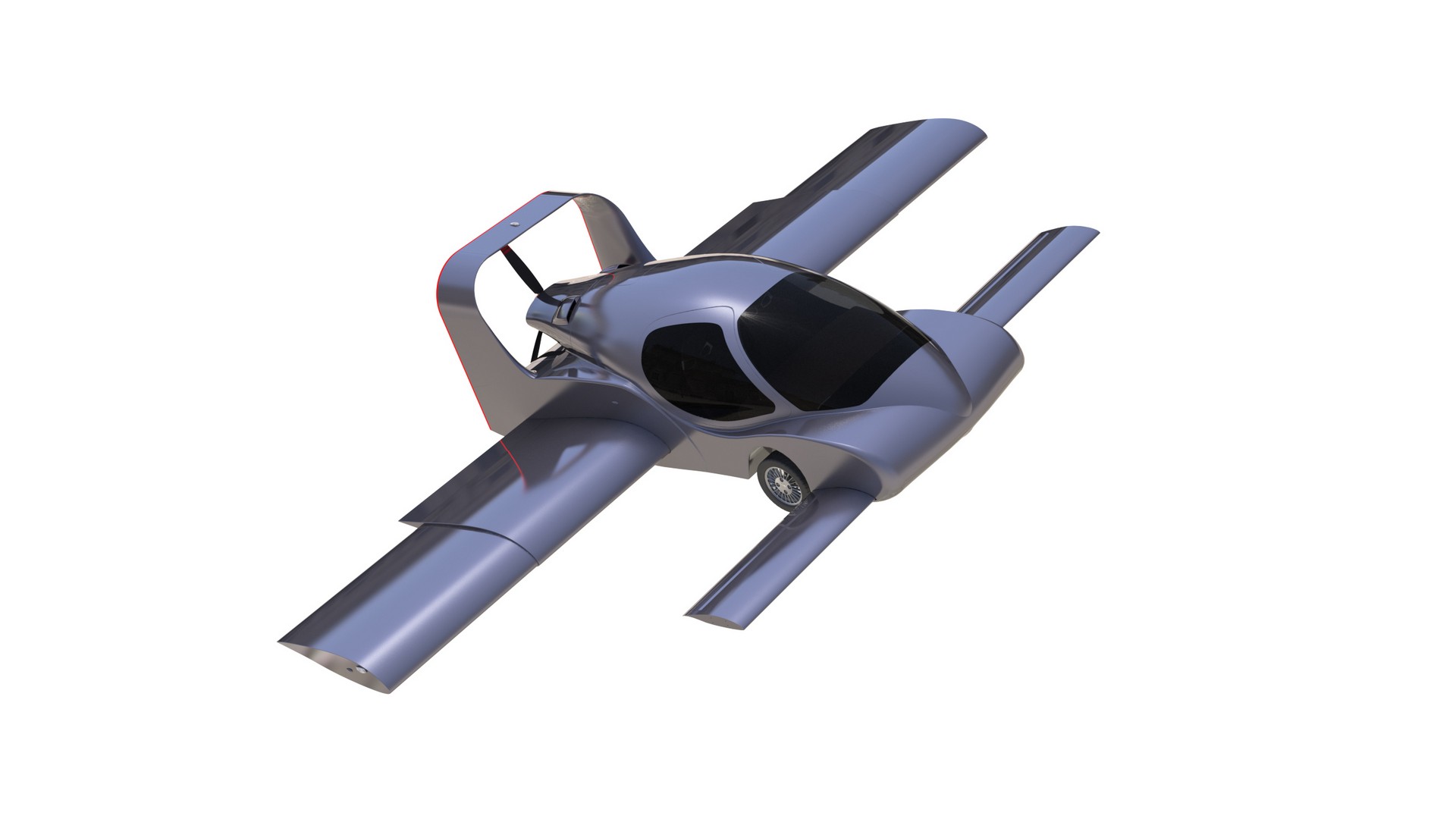 Detroit Flying Cars-3 Flying Car Unexpectedly Goes Airborne During Test, Crashes To The Ground