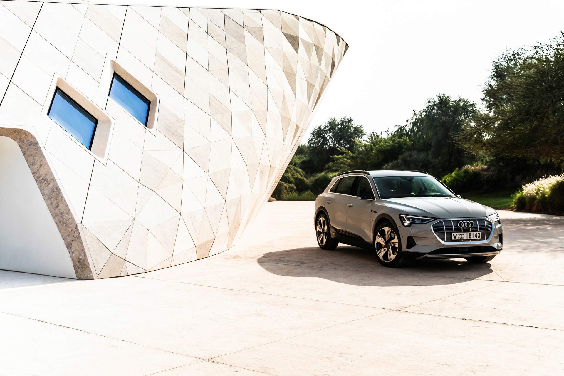 The Audi e-tron at Masdar City Scan Every Inch Of The 2019 Audi e-tron Electric SUV In 303 Photos